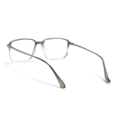 Eyejack Domino Black & Clear Rectangle Eyeglasses for Men & Women (TR1008FCL1726-C13)