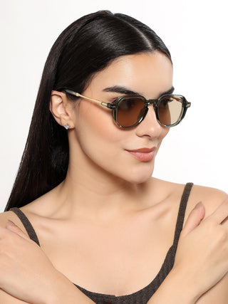 Pearl - Green Wayfarer Sunglasses (W6068CL2220)