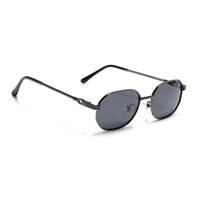 Imperial - Grey Rectangle Polarized Sunglasses (WH4149PCL2232)