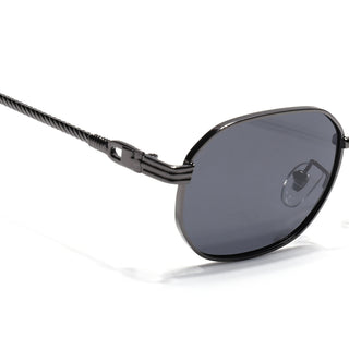 Imperial - Grey Rectangle Polarized Sunglasses (WH4149PCL2232)