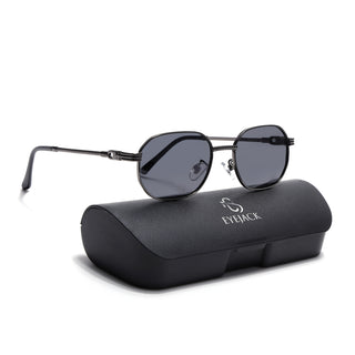 Imperial - Grey Rectangle Polarized Sunglasses (WH4149PCL2232)