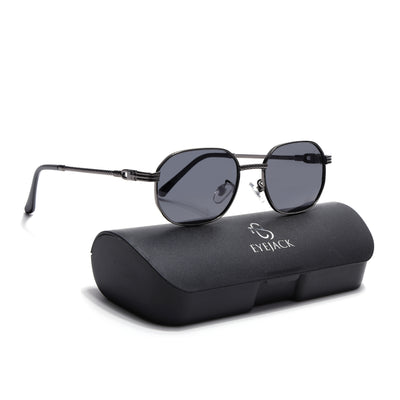 Imperial - Grey Rectangle Polarized Sunglasses (WH4149PCL2232)