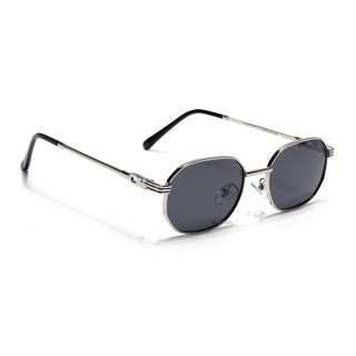 Imperial - Silver Rectangle Polarized Sunglasses (WH4149PCL2233)