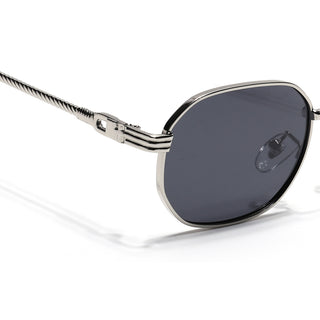 Imperial - Silver Rectangle Polarized Sunglasses (WH4149PCL2233)