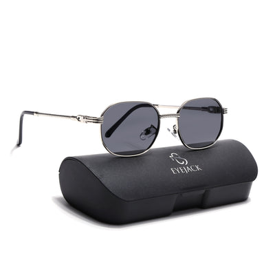 Imperial - Silver Rectangle Polarized Sunglasses (WH4149PCL2233)