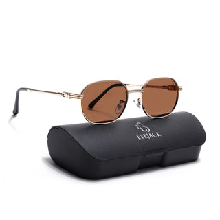 Imperial - Golden Rectangle Polarized Sunglasses (WH4149PCL2235)