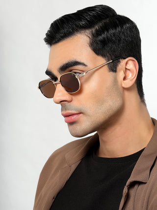 Imperial - Golden Rectangle Polarized Sunglasses (WH4149PCL2235)