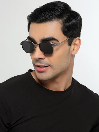 Majesty - Grey Wayfarer Polarized Sunglasses (WS1419PCL2204)