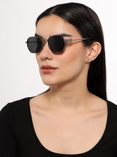 Majesty - Grey Wayfarer Polarized Sunglasses (WS1419PCL2204)