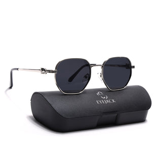 Majesty - Silver Wayfarer Polarized Sunglasses (WS1419PCL2205)