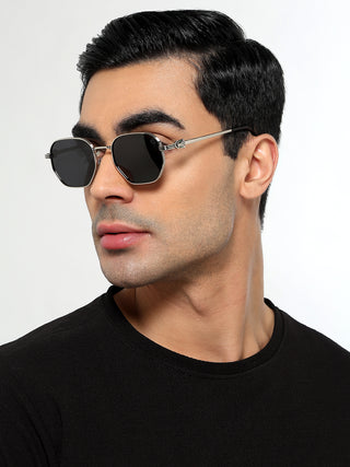 Majesty - Silver Wayfarer Polarized Sunglasses (WS1419PCL2205)