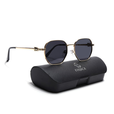Majesty - Golden Wayfarer Polarized Sunglasses (WS1419PCL2207)