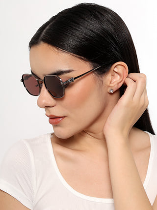 Majesty - Grey Wayfarer Polarized Sunglasses (WS1419PCL2209)