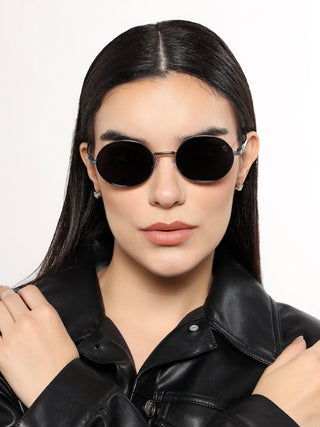 Simba - Grey Oval Polarized Sunglasse (WS1420PCL2210)