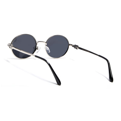Simba - Silver Oval Polarized Sunglasses (WS1420PCL2211)