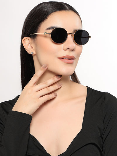 Simba - Golden Oval Polarized Sunglasses (WS1420PCL2213)