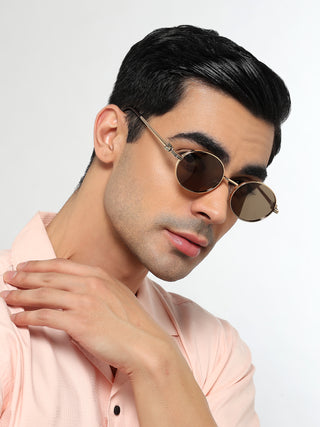 Simba - Golden Oval Polarized Sunglasses (WS1420PCL2214)