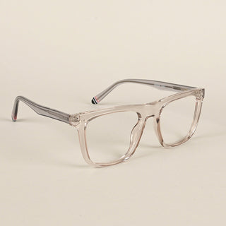 EyeJack Flare Light Grey Square Eyeglasses for Men & Women (XY31016GE1581-C10)