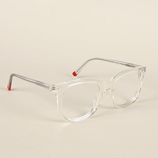 EyeJack Flare Transparent Round Eyeglasses for Men & Women (XY31020GE1636-C13)