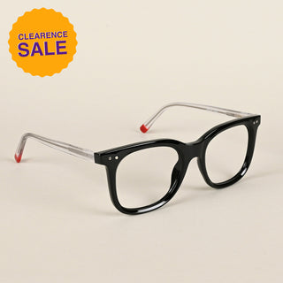 EyeJack Flare Black Round Eyeglasses for Men & Women (XY31020GE1626-C3)