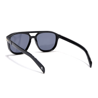 Eyejack Black Wayfarer Sunglasses for Men & Women (ZN3682CL2159)