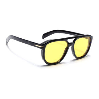Eyejack Black Wayfarer Sunglasses for Men & Women (ZN3682CL2160)