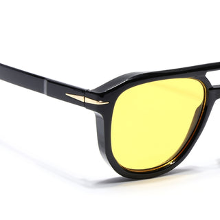 Eyejack Black Wayfarer Sunglasses for Men & Women (ZN3682CL2160)