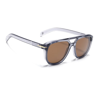 Eyejack Grey Wayfarer Sunglasses for Men & Women (ZN3682CL2161)
