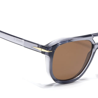 Eyejack Grey Wayfarer Sunglasses for Men & Women (ZN3682CL2161)