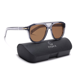 Eyejack Grey Wayfarer Sunglasses for Men & Women (ZN3682CL2161)