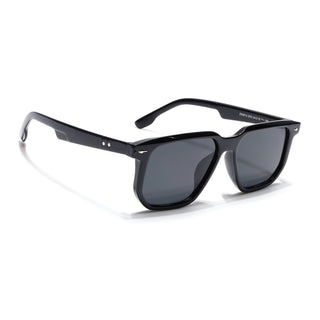 Eyejack Black Wayfarer Sunglasses for Men & Women (ZN3912CL2169)