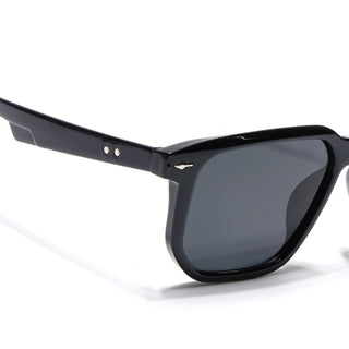 Eyejack Black Wayfarer Sunglasses for Men & Women (ZN3912CL2169)