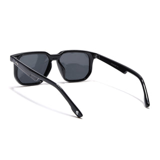 Eyejack Black Wayfarer Sunglasses for Men & Women (ZN3912CL2169)