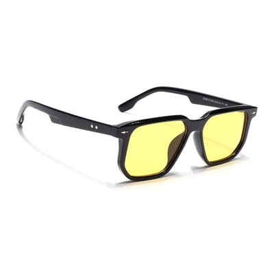 Eyejack Black Wayfarer Sunglasses for Men & Women (ZN3912CL2171)