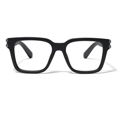 Sonic - Matt Black Square Eyeglasses I 82102CL584-C2
