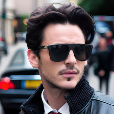 Eyejack Black Wayfarer Sunglasses for Men & Women (8024CL1050)