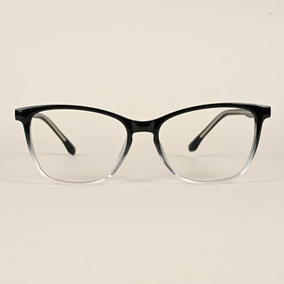 EyeJack Quantum Black & Clear Full Rim Wayfarer Eyeglasses for Men & Women (SE99609GE581-C1)