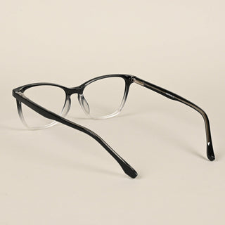 EyeJack Quantum Black & Clear Full Rim Wayfarer Eyeglasses for Men & Women (SE99609GE581-C1)