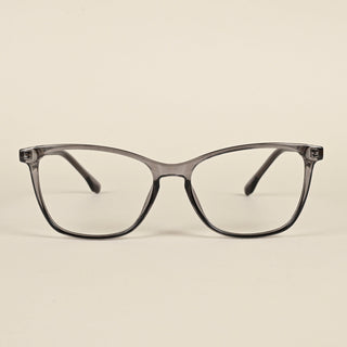 EyeJack Quantum Grey Full Rim Wayfarer Eyeglasses for Men & Women (SE99610GE587-C6)