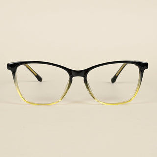 EyeJack Quantum Black & Green Full Rim Wayfarer Eyeglasses for Men & Women (SE99609GE578-C7)