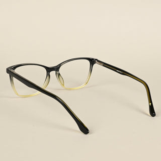 EyeJack Quantum Black & Green Full Rim Wayfarer Eyeglasses for Men & Women (SE99609GE578-C7)