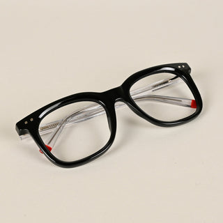 EyeJack Flare Black Round Eyeglasses for Men & Women (XY31020GE1626-C3)