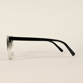 EyeJack Flare Black & Clear Round Eyeglasses for Men & Women (XY31020GE1627-C4)