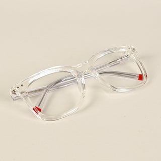 EyeJack Flare Transparent Round Eyeglasses for Men & Women (XY31020GE1636-C13)