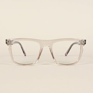 EyeJack Flare Light Grey Square Eyeglasses for Men & Women (XY31016GE1581-C10)