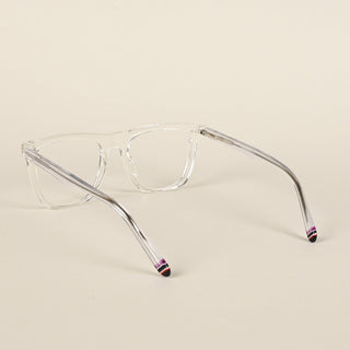 EyeJack Flare Transparent Square Eyeglasses for Men & Women (XY31016GE1584-C13)