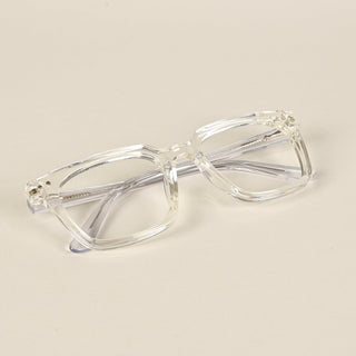 EyeJack Flare Transparent Square Eyeglasses for Men & Women (XY31019GE1623-C13)