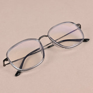 EyeJack Nebula Light Grey Full Rim Wayfarer Eyeglasses for Men & Women (TG8003GE633-C11)