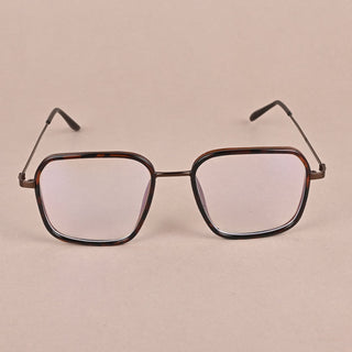 EyeJack Nebula Demi Brown Full Rim Wayfarer Eyeglasses for Men & Women (TG8001GE604-C16)