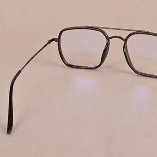 EyeJack Nebula Shine Brown Full Rim Wayfarer Eyeglasses for Men & Women (TG8002GE611-C6)